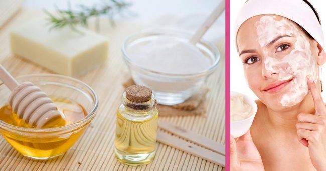 Women making Deep Cleaning Facial Mask