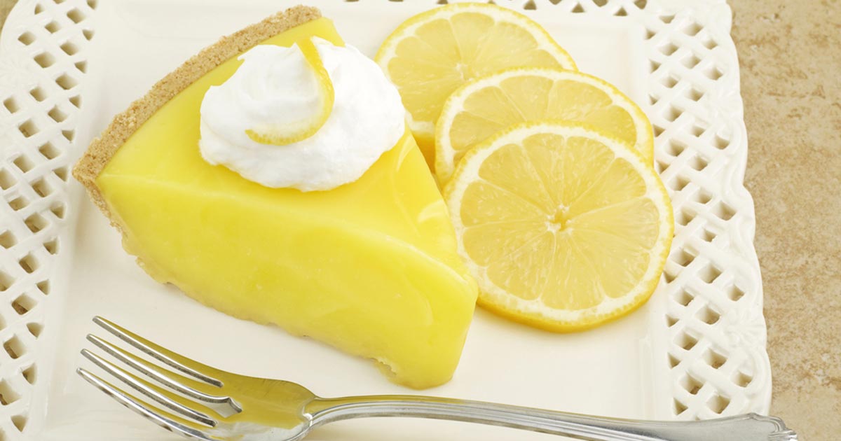 this Arizona Sunshine Lemon Pie certainly takes the cake...er, pie. 