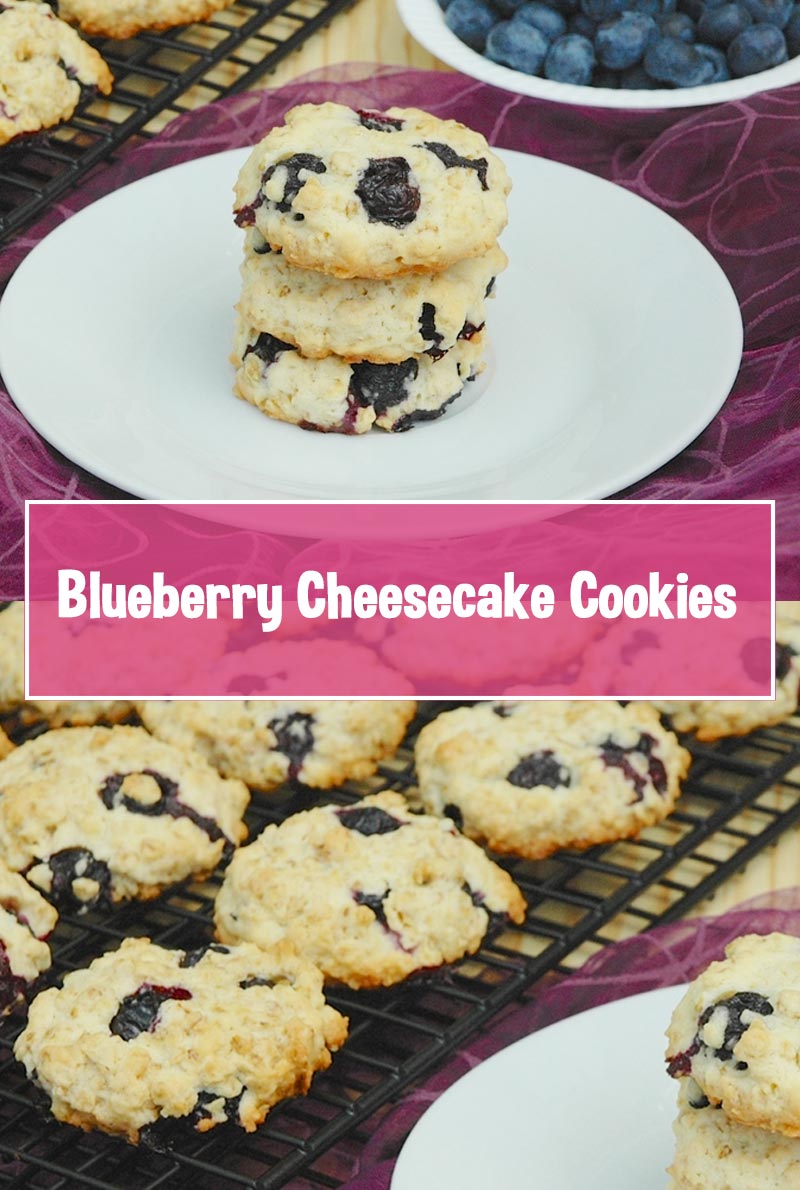 Blueberry Cheesecake Cookies Recipe