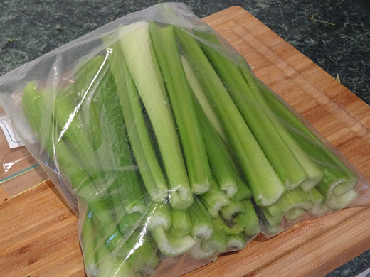 How to store celery to keep it fresh