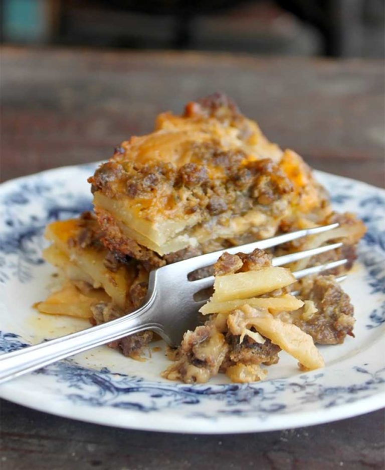 Meaty Potato Lasagna