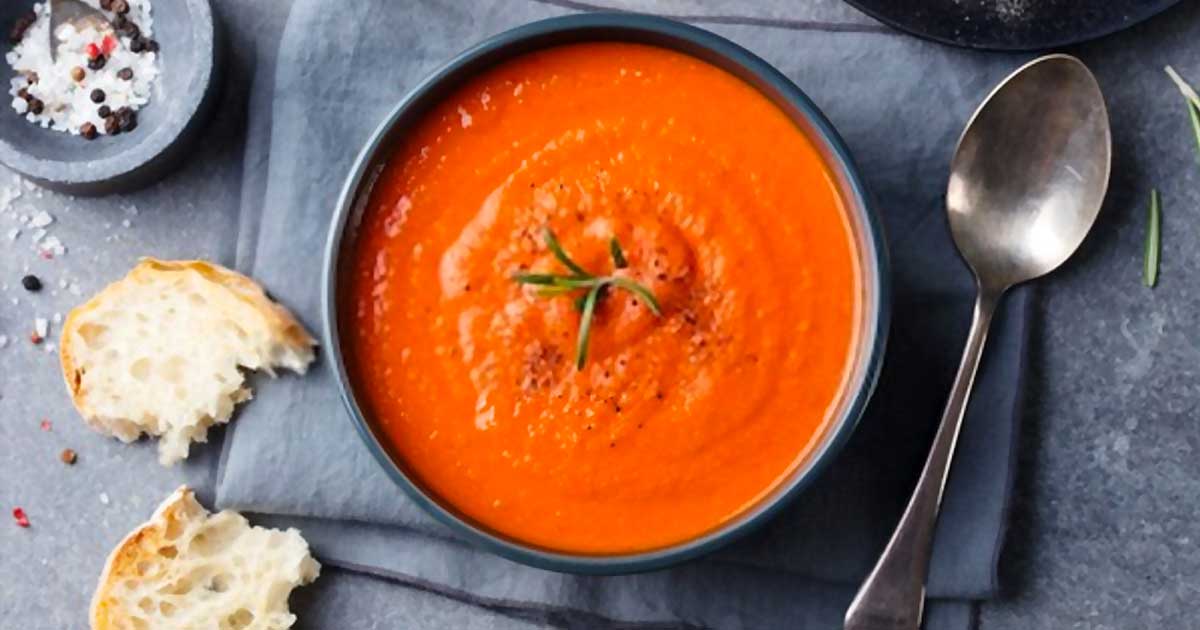 Thick, Spicy Tomato Soup