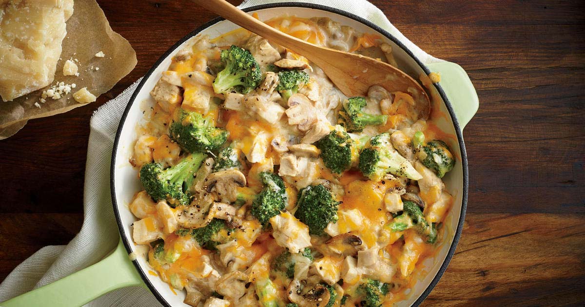 Skinny Chicken Broccoli Casserole