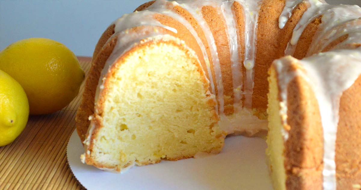 Glazed Lemon Pound Cake