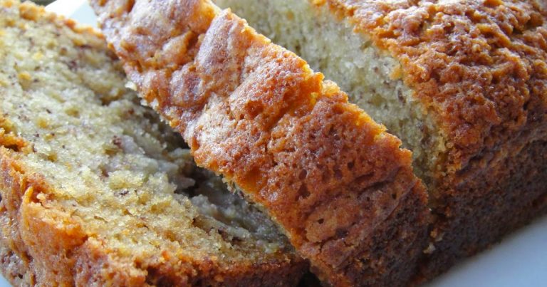 3 Ingredient Banana Bread Recipe