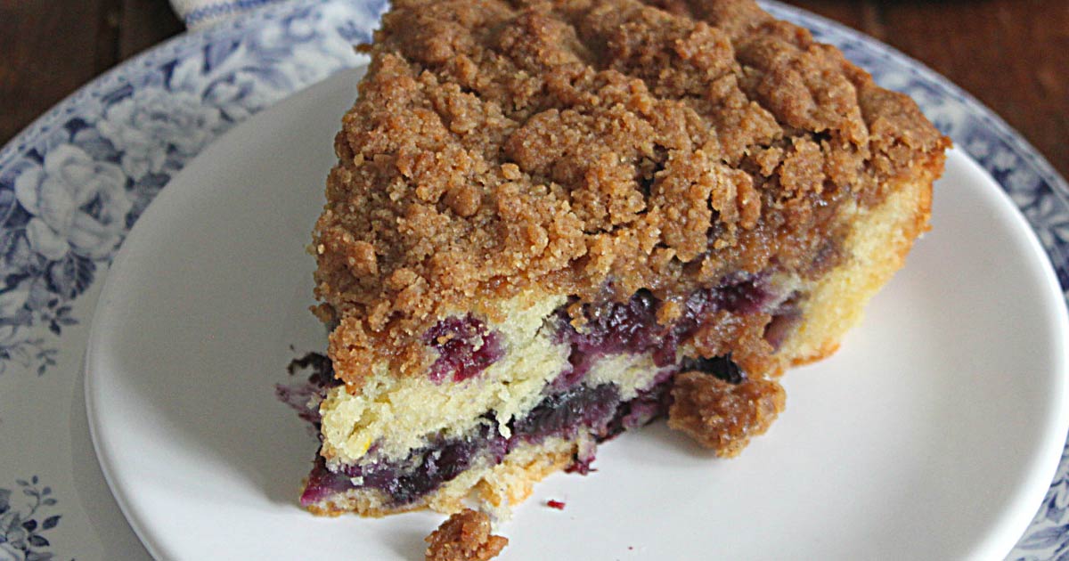 Bang’n Blueberry Coffee Cake Recipe