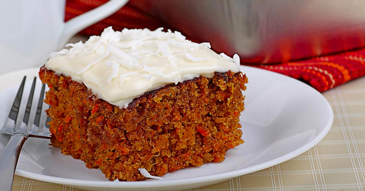 Carrot Cake Poke Cake