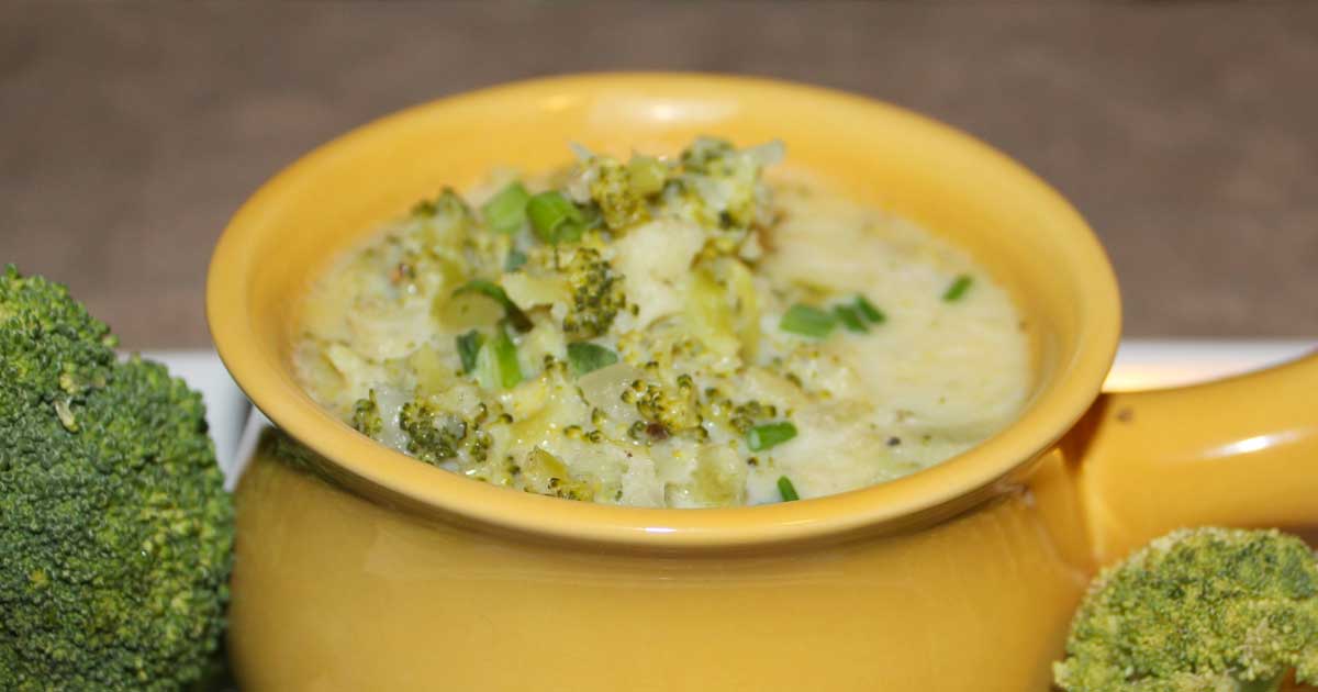Easy Broccoli Cauliflower Soup