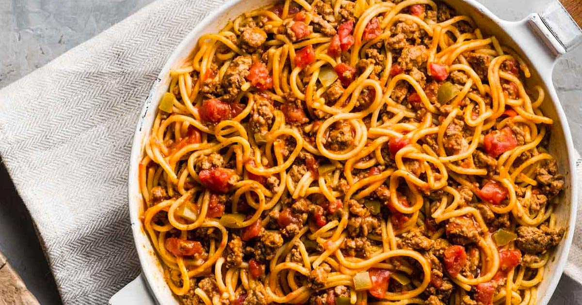 Taco Spaghetti To Die For