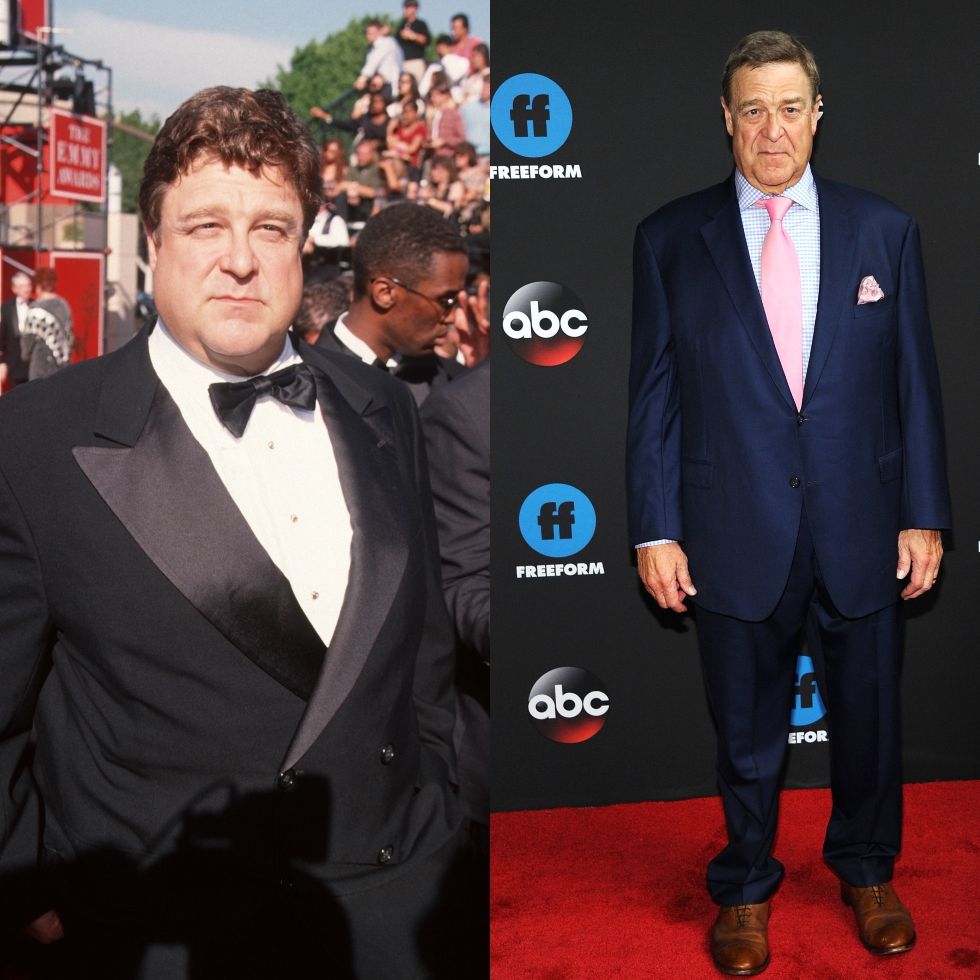 best celebrity weight loss transformations: john goodman