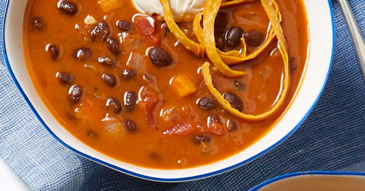 Black Bean and Carrot Soup