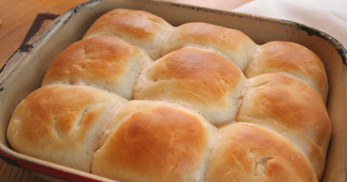 Easy Big Fat Yeast Rolls