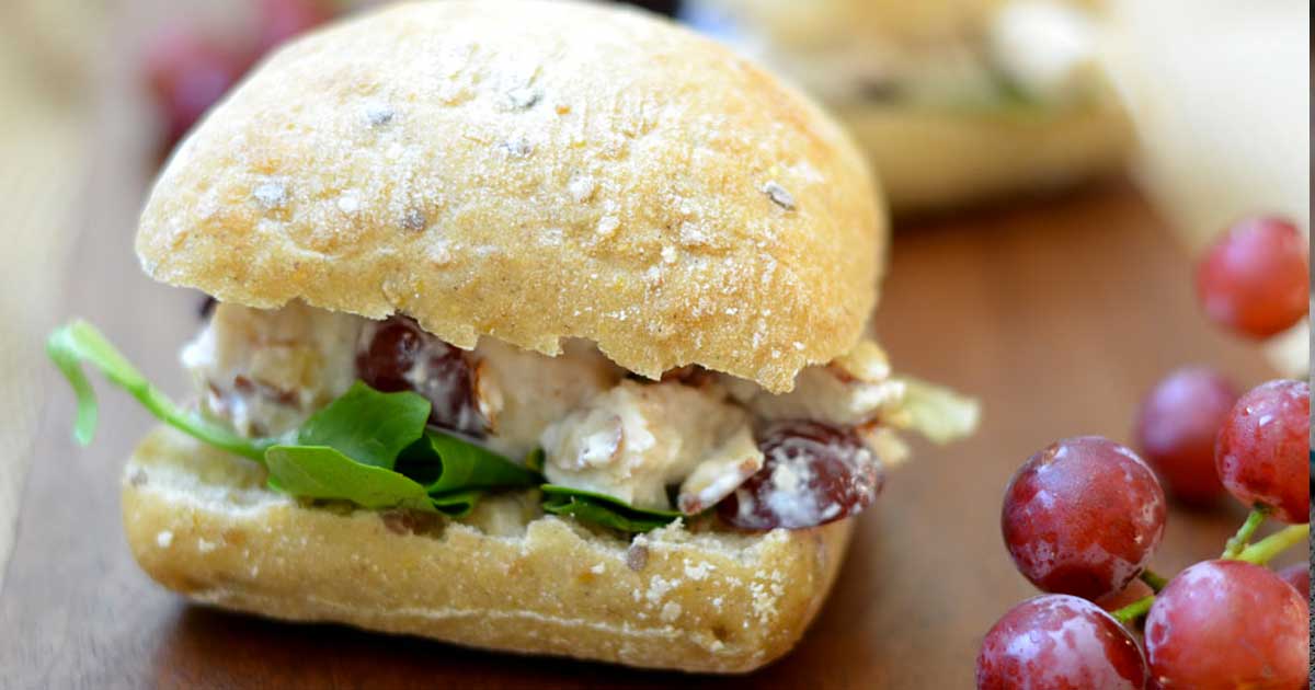 Greek Yogurt Chicken Salad Sandwich