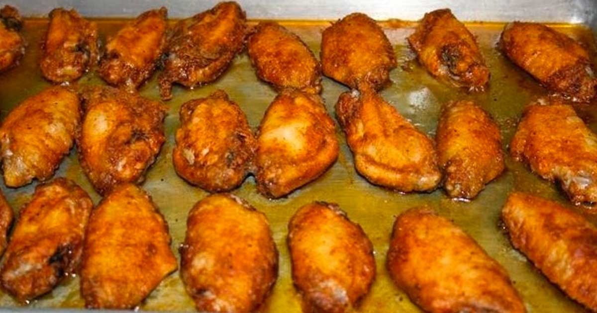Homemade Oven Baked Hot Wings