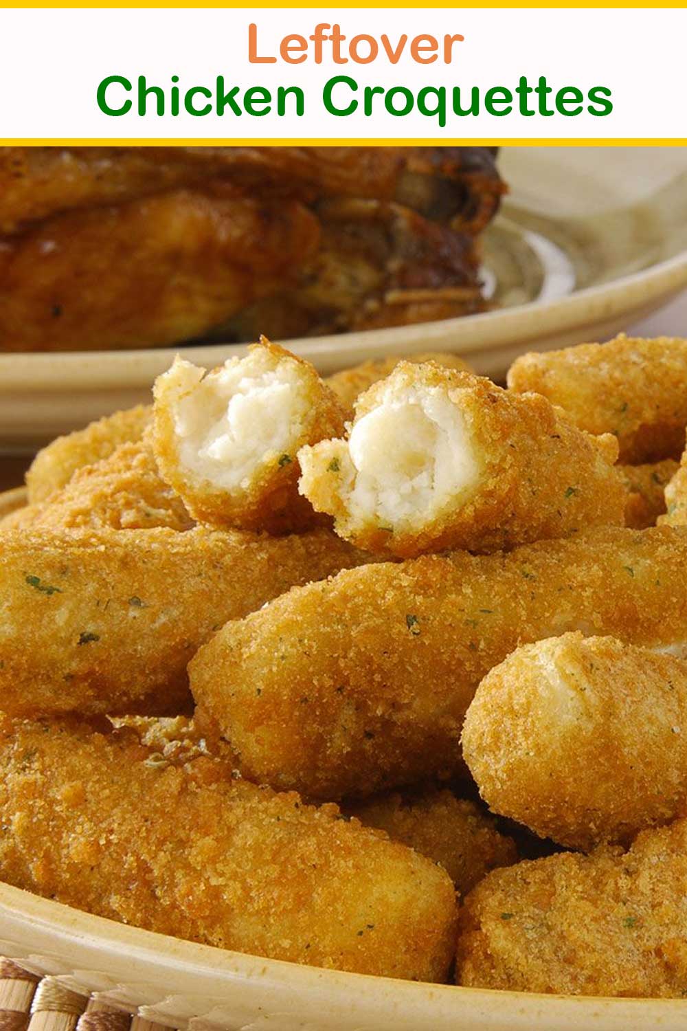 Leftover Chicken Croquettes