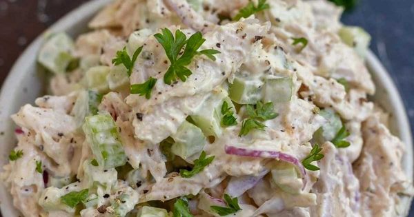 Low Carb Deviled Chicken Salad