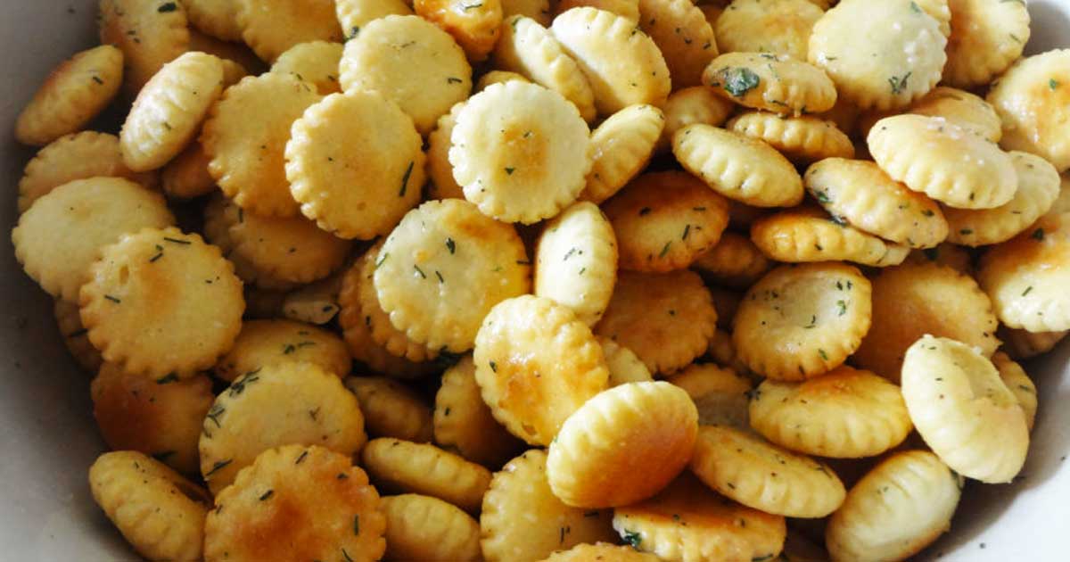Old Bay Baked Oyster Crackers