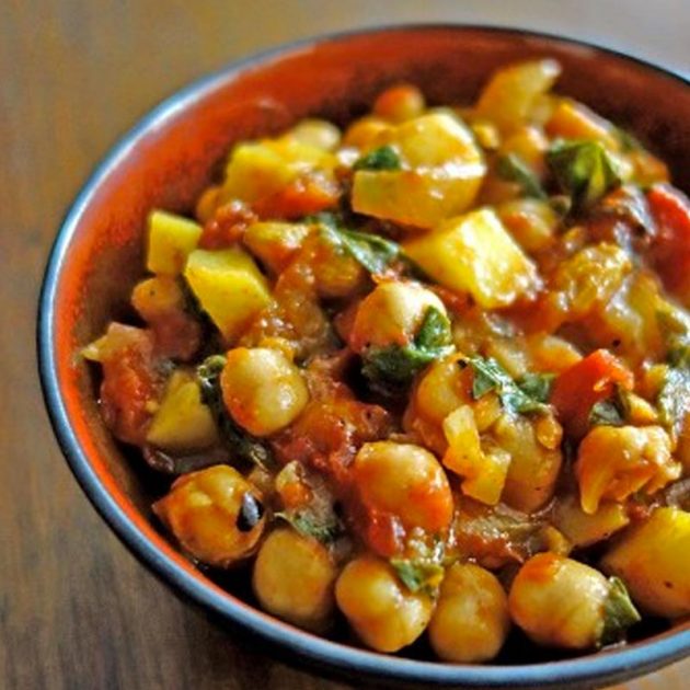 SpinachChickpea Stew
