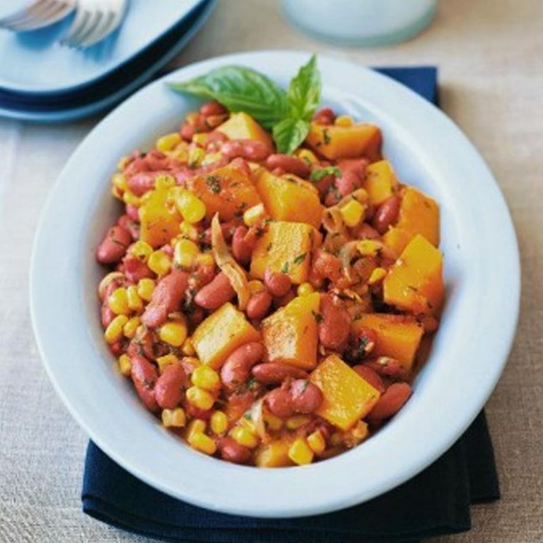Squash, Bean and Corn Stew