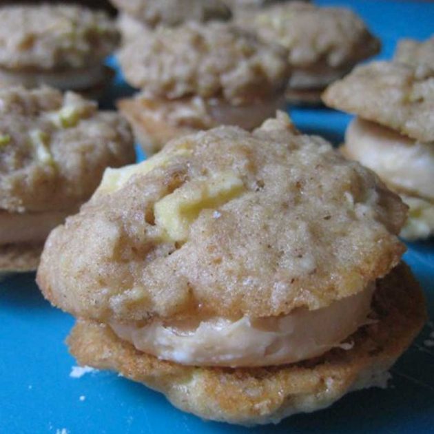 Apple Peanut Butter Sandwich Cookies