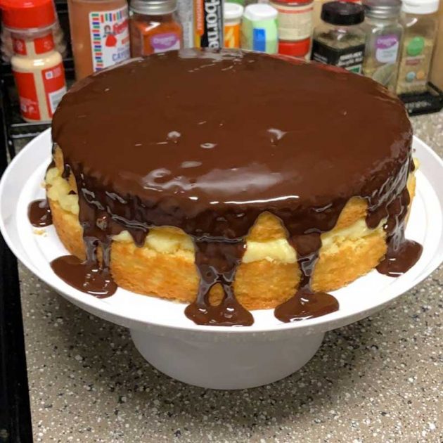 Boston Cream Cake 5002