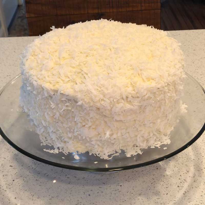 Coconut Cake with Sevenminute Frosting