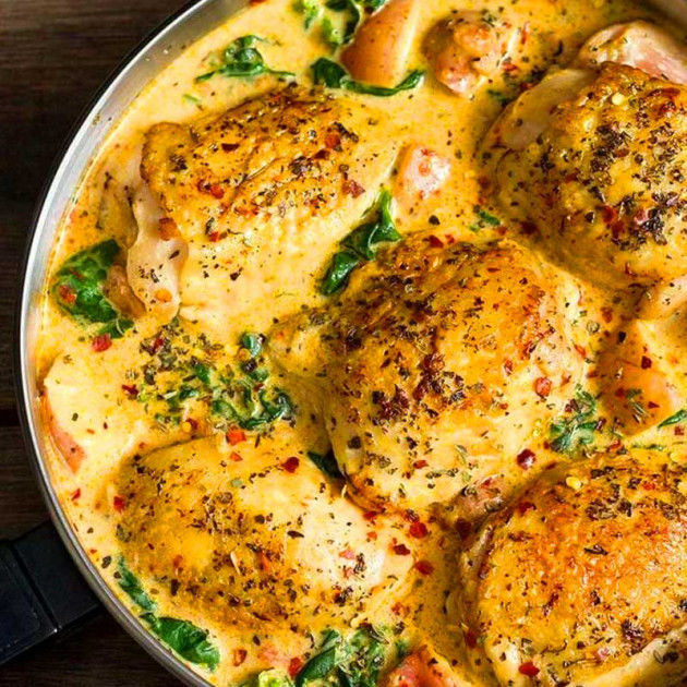 Creamy Sun Dried Tomato Chicken