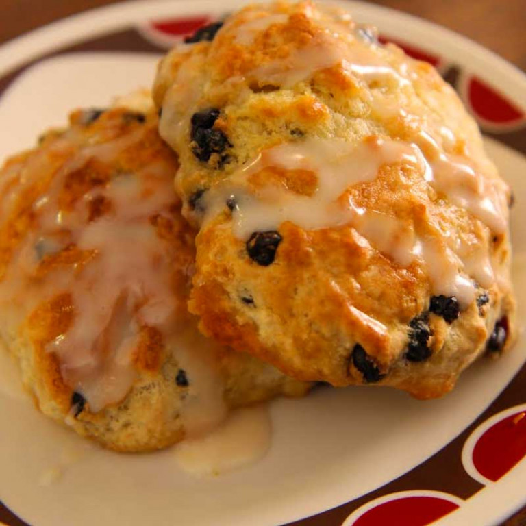 Loaded Blueberry Biscuits