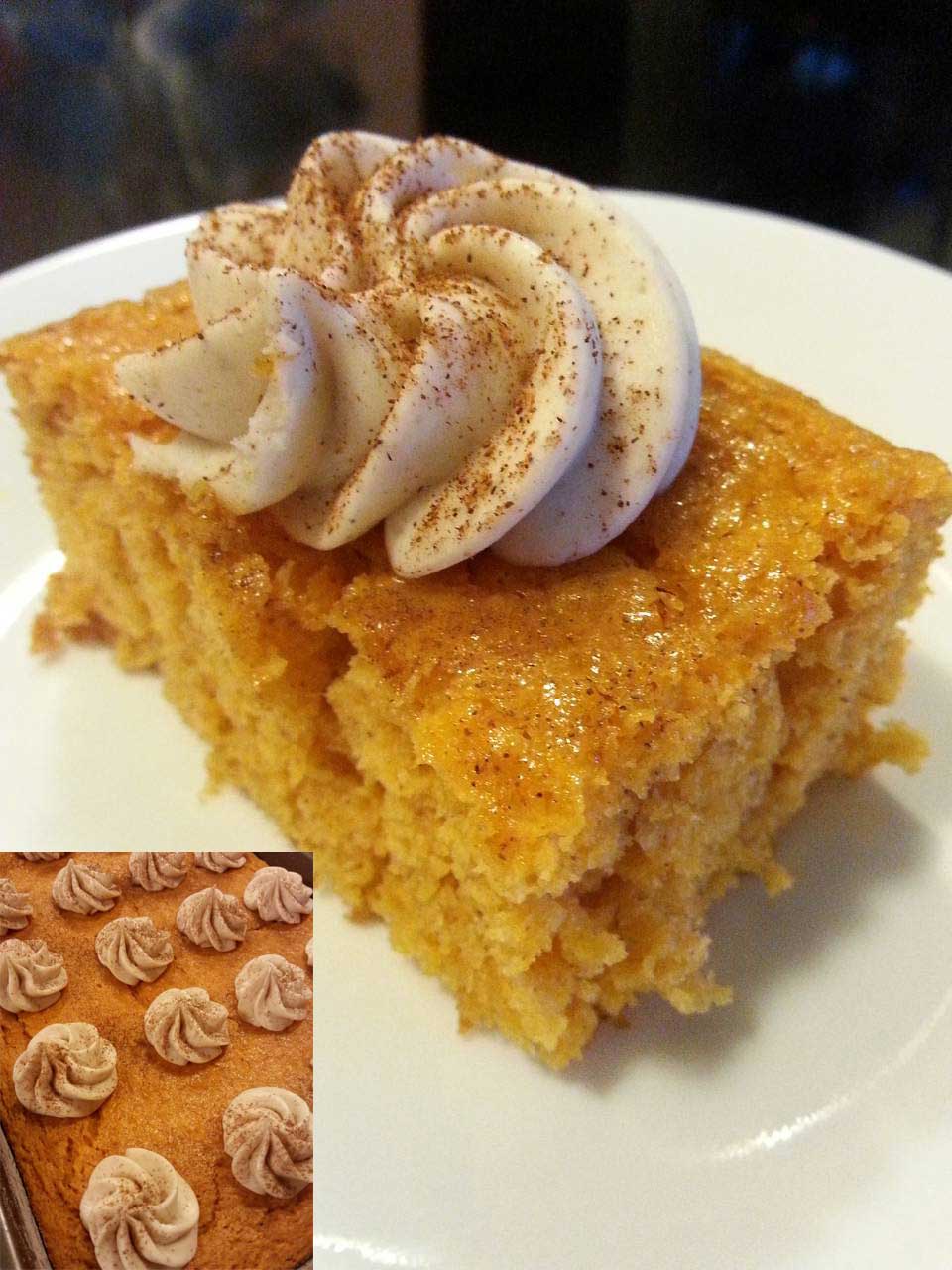 Pumpkin Pie Angel Food Cake