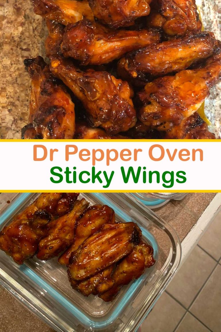 Dr Pepper Oven Sticky Wings
