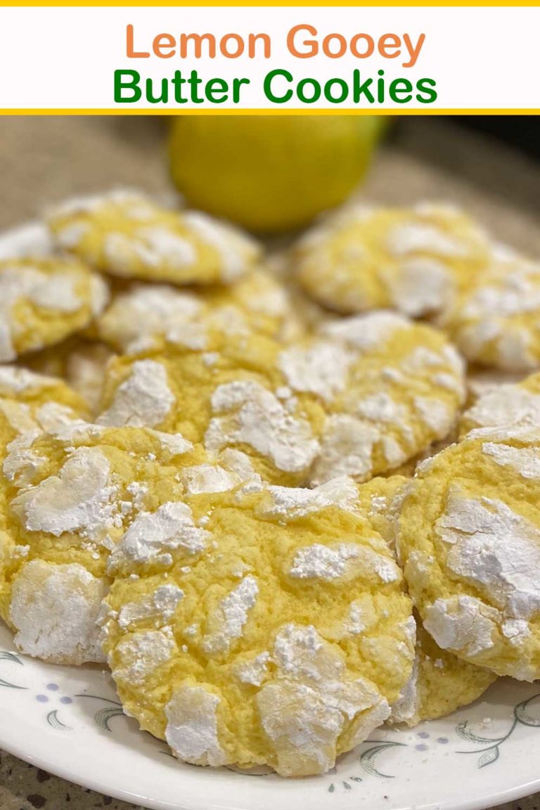 Lemon Gooey Butter Cookies