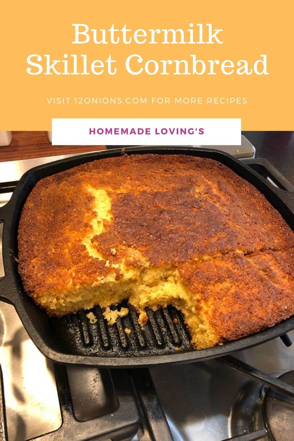 Buttermilk Skillet Cornbread