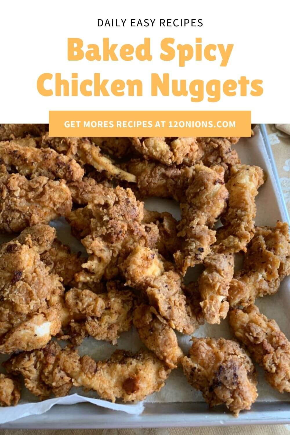 Baked Spicy Chicken Nuggets