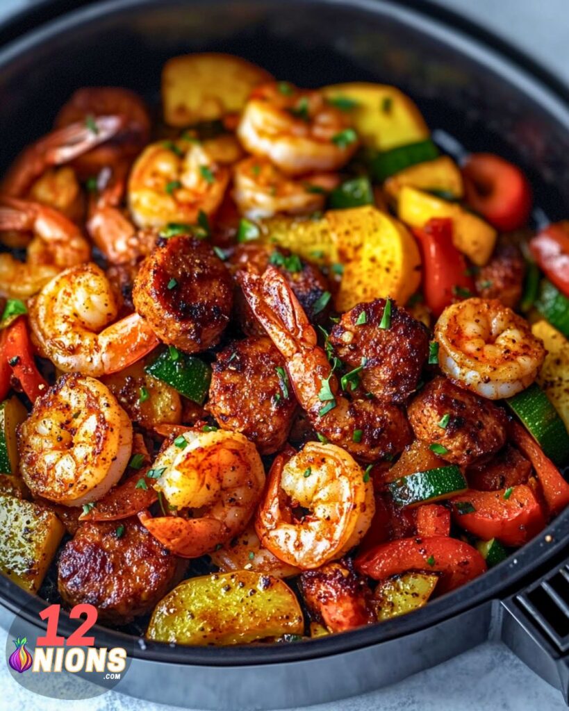 Air Fryer Cajun Shrimp Dinner Recipe