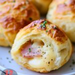 Air Fryer Ham and Cheese Biscuit Bombs Recipe