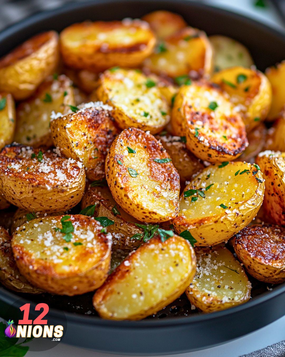 Air Fryer Parmesan Roasted Potatoes