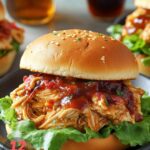 BBQ Bacon Pulled Chicken Sandwiches Recipe