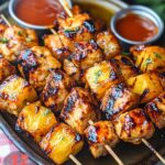 BBQ Pineapple Chicken Kabobs Recipe