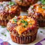 Bacon Cheeseburger Meatloaf Muffins Recipe