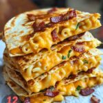 Bacon Mac 'n' Cheese Quesadilla Recipe