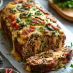 Bacon Mushroom Swiss Cheese Meatloaf Recipe