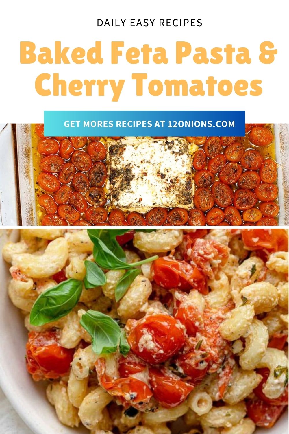 Viral Baked Feta Pasta with Cherry Tomatoes