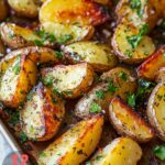 Baking Garlic & Herb Potato Wedges Recipe