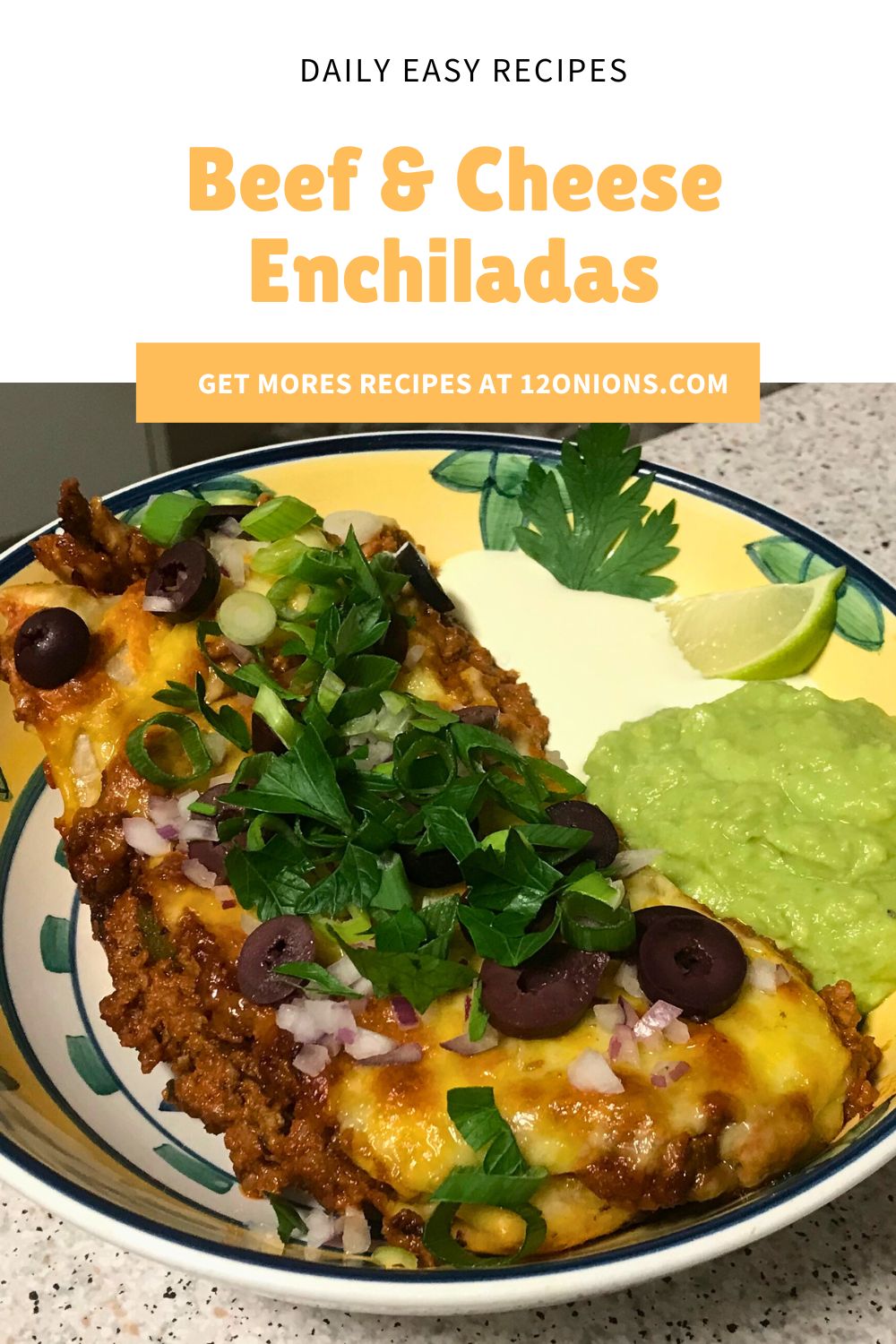 Beef And Cheese Enchiladas