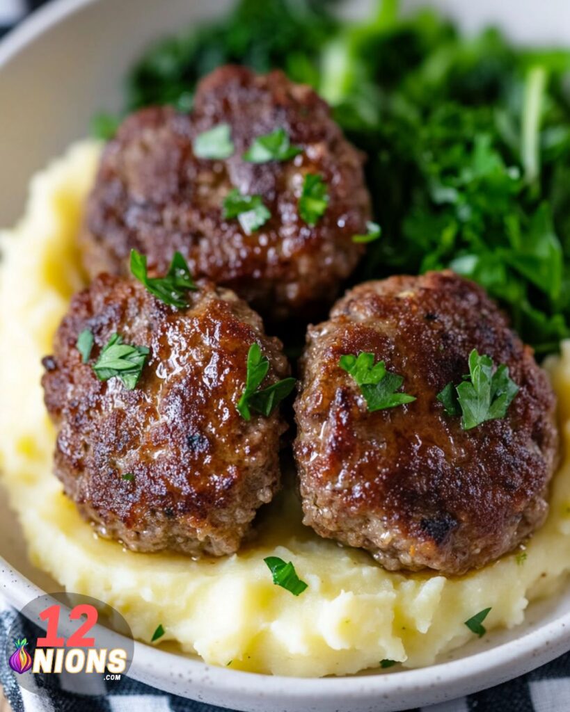 Making Beef Rissoles