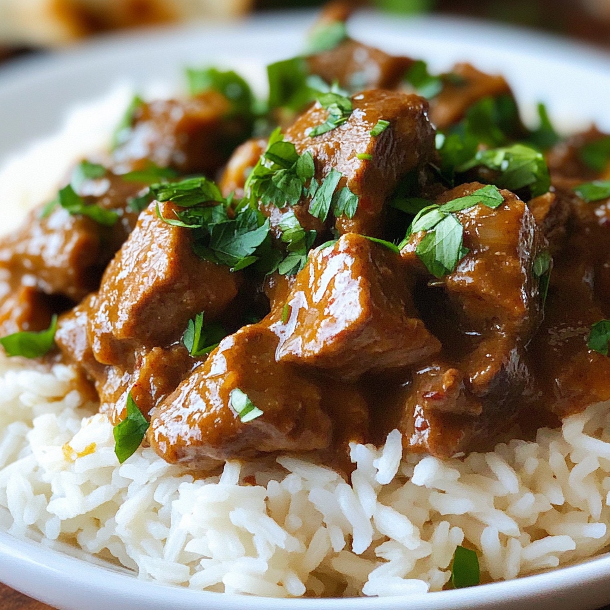 how to make Beef Tips And Rice