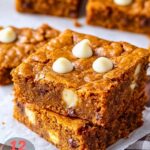 Making Brown Butter Pumpkin Blondies