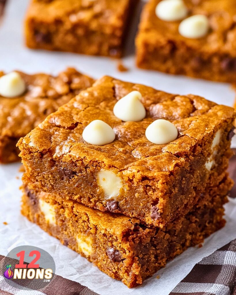 Making Brown Butter Pumpkin Blondies