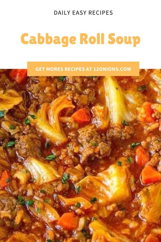 Cabbage Roll Soup