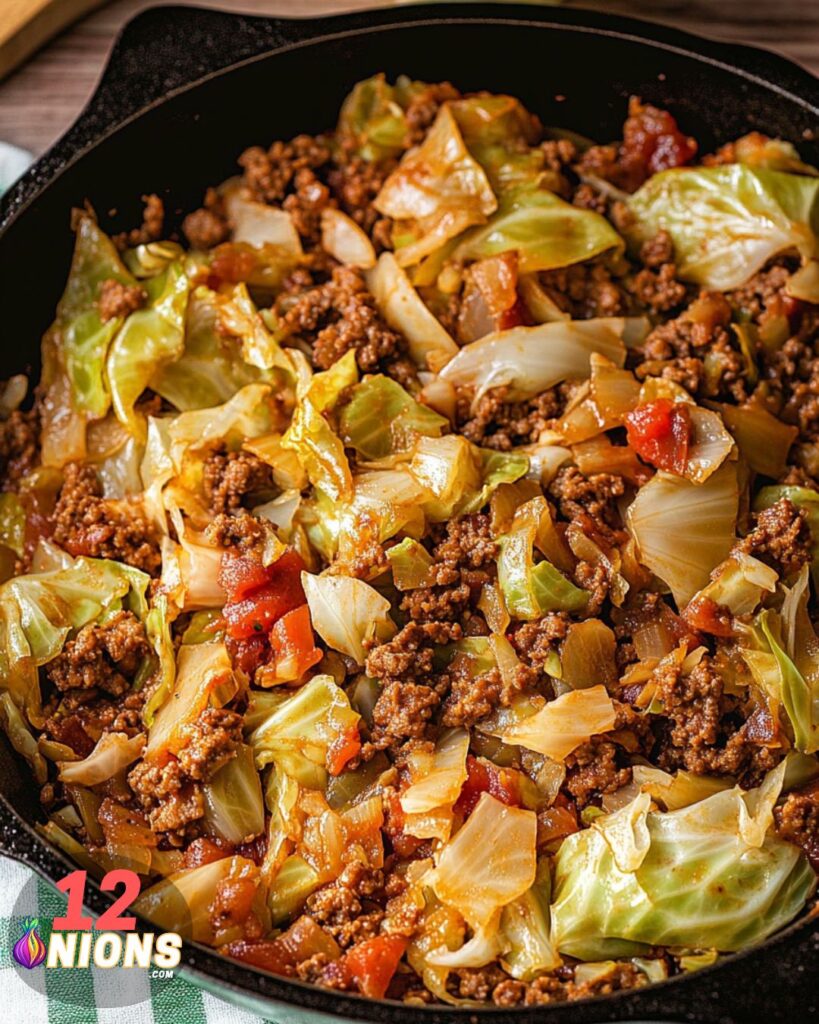 Cabbage and Ground Beef Recipe